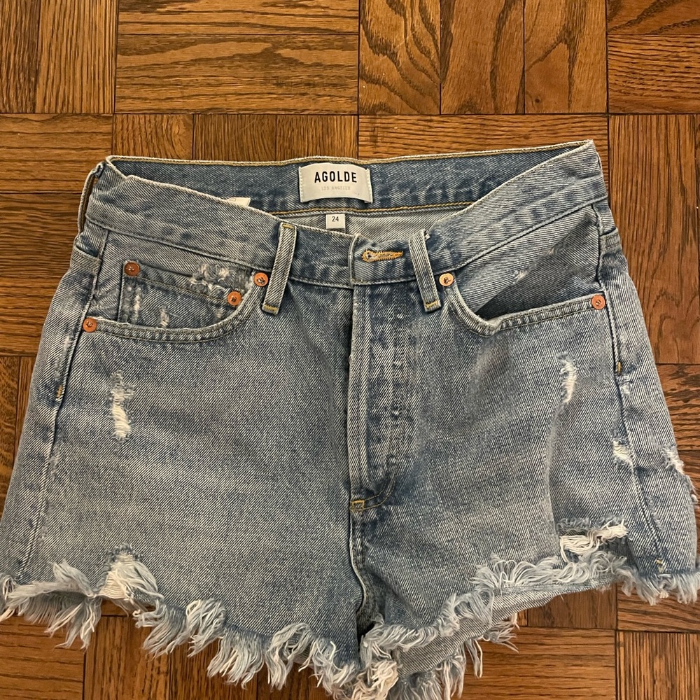 Agolde jean shorts